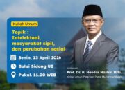 Ketum PP Muhammadiyah Hari Ini Pukul 11.00 WIB, Akan Sampaikan Kuliah Umum di UI