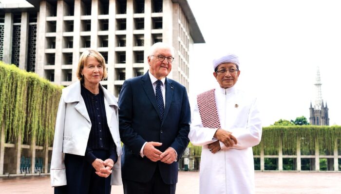 Presiden Jerman Kagum Lihat Kerukunan Istiqlal dan Katedral Jakarta